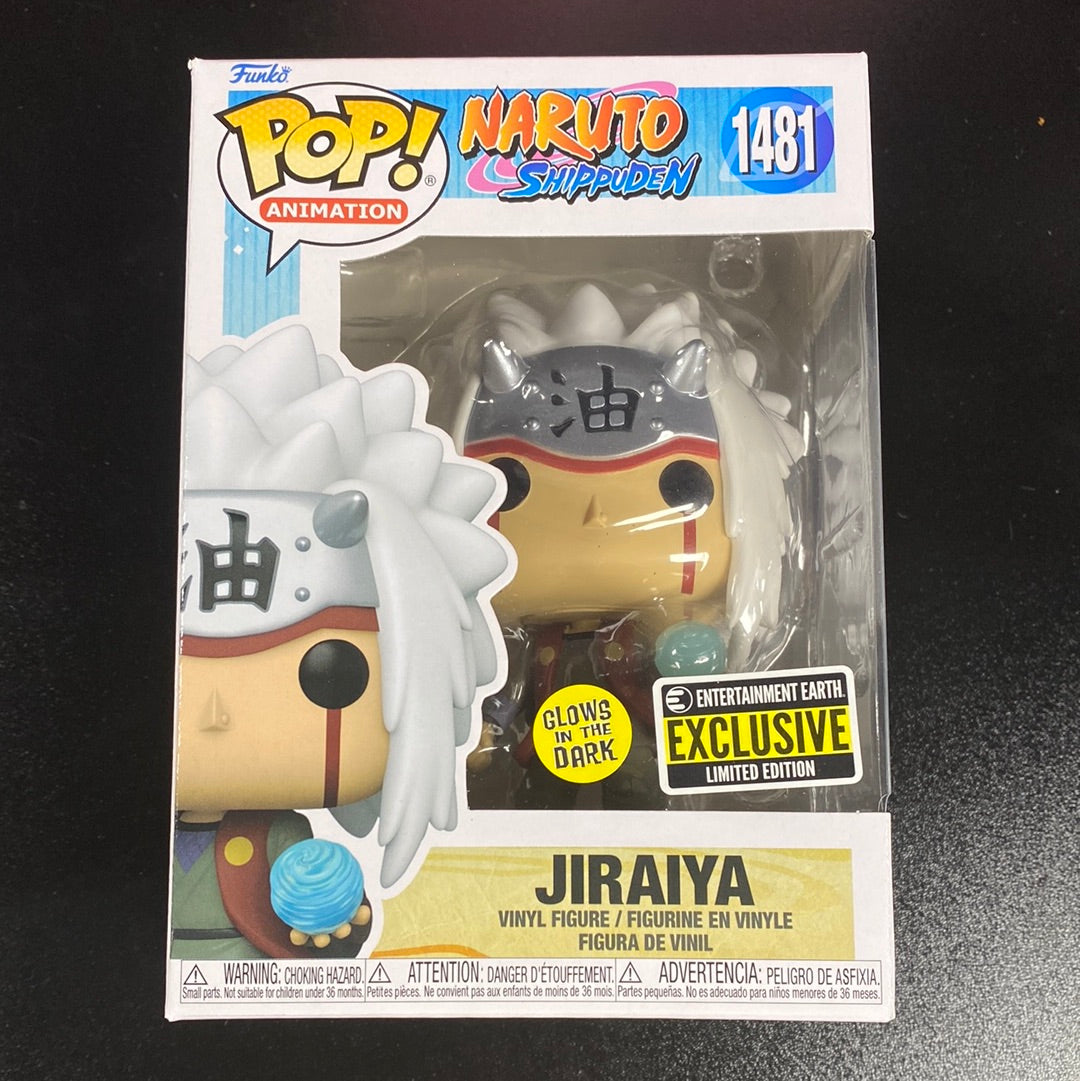 Funko POP! Anime: Naruto Shippuden - Jiraiya #1481 (Glows in the Dark) (Entertainment Earth Exclusive)