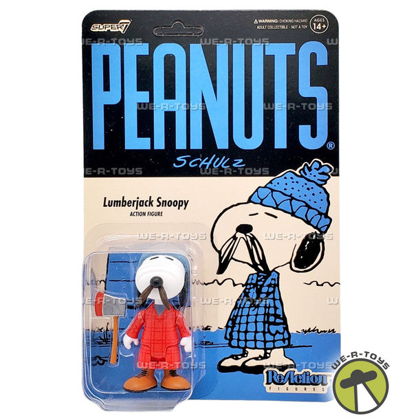 Peanuts: ReAction - Lumberjack Snoopy - Action Figure