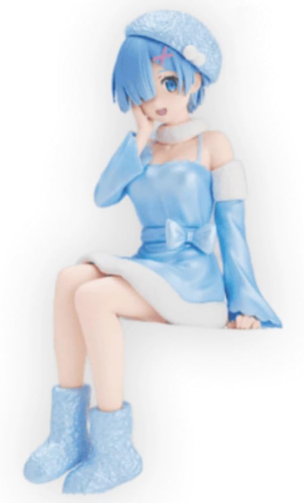 Re:Zero Starting Life in Another World Noodle Stopper Figure-Rem Snow Princess - Videguy Collectibles