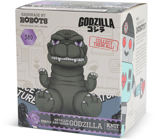 Godzilla (Metallic Purple and Green) #380 - Handmade by Robots Vinyl Figure