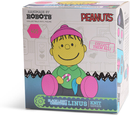 Peanuts: Linus #405 (Blacklight Christmas) - Handmade by Robots Vinyl Figure