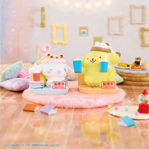 Sanrio Nakayoshi Memories: Relaxing Time at Home - Pompompurin - Prize Figure