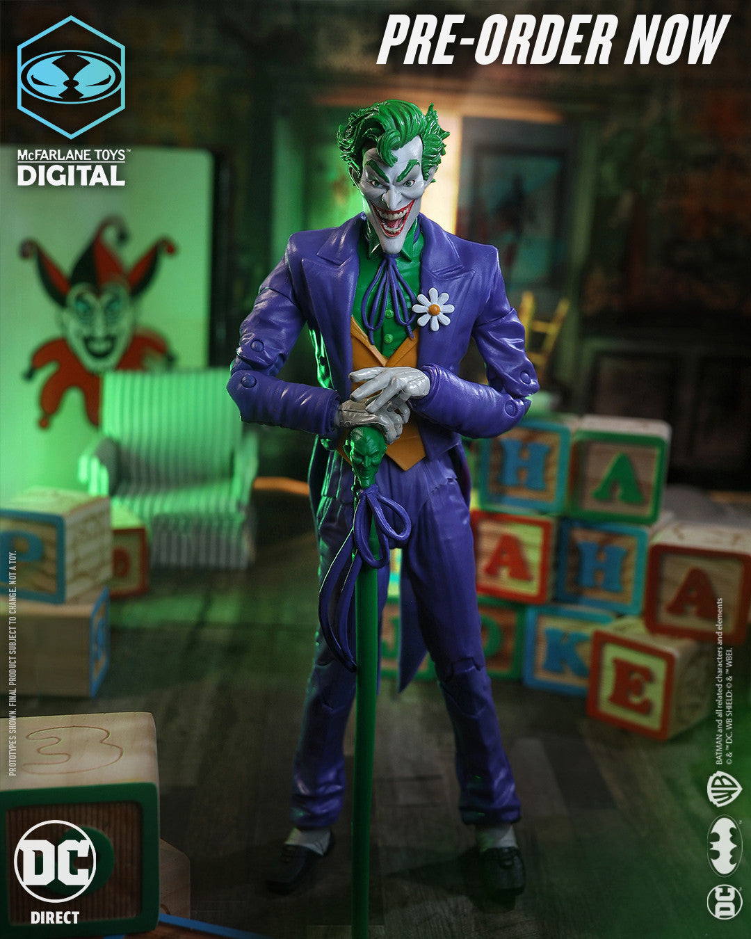 DC Comics: The Joker (SIlver Age) in Action Figure (w/ Digital