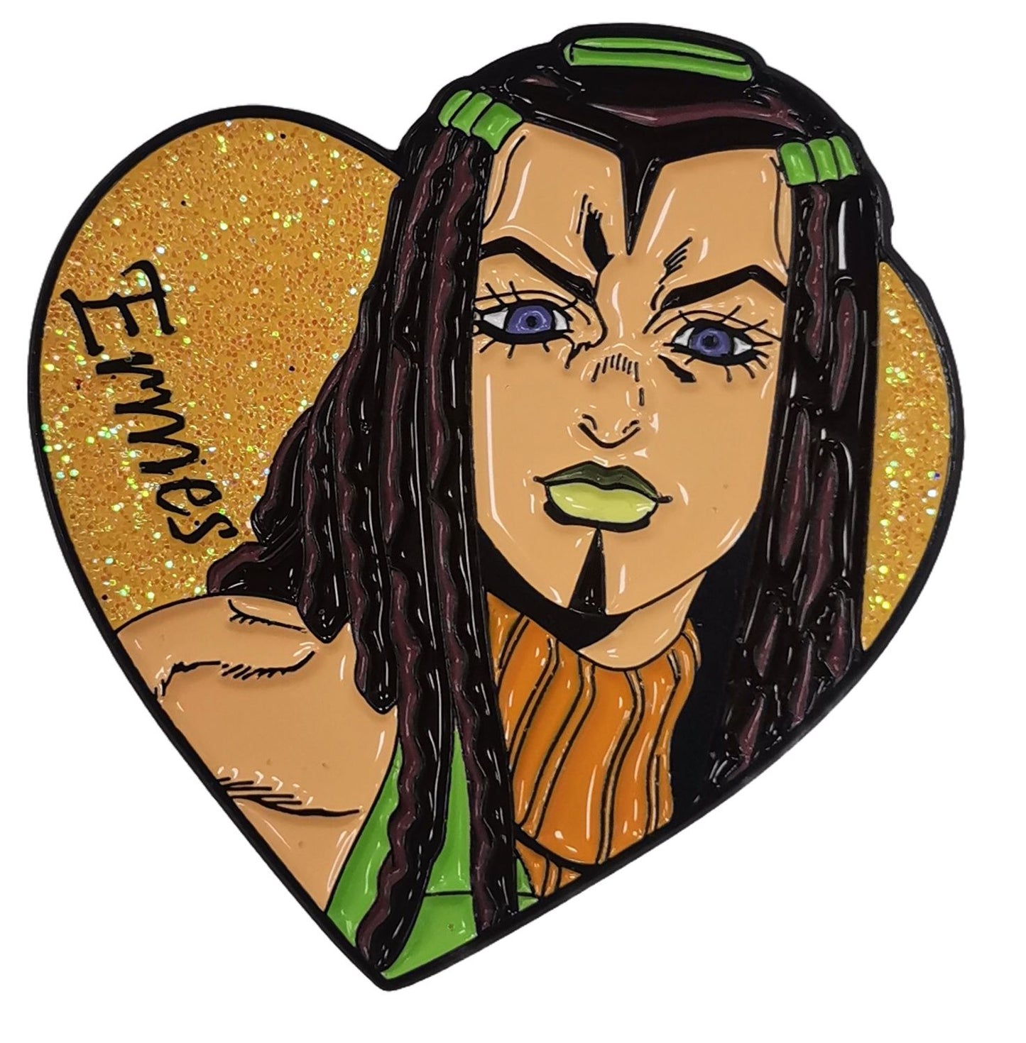 Jojo's Bizarre Adventure S5 Stone Ocean - Pinsart Ermes Heart Pin
