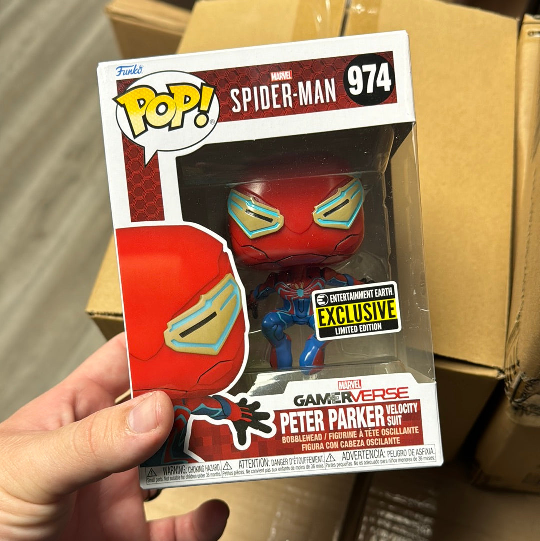 Funko POP! Games: Spider-Man - Peter Parker (Velocity Suit) #974