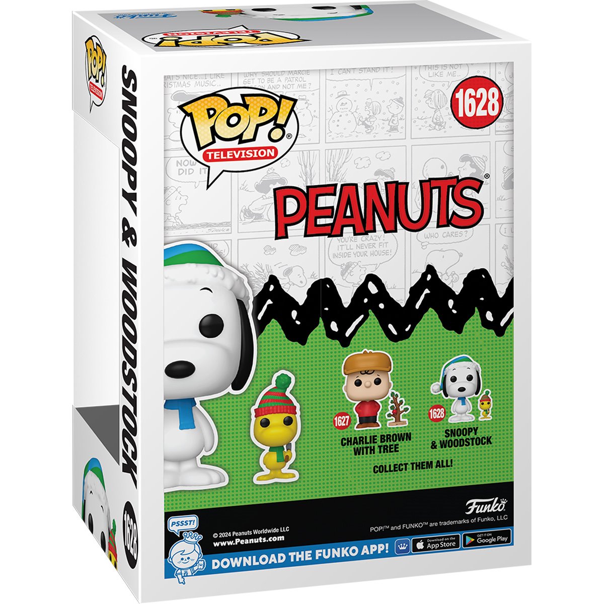 Funko POP! Television: Peanuts - Snoopy & Woodstock (Christmas) #1628