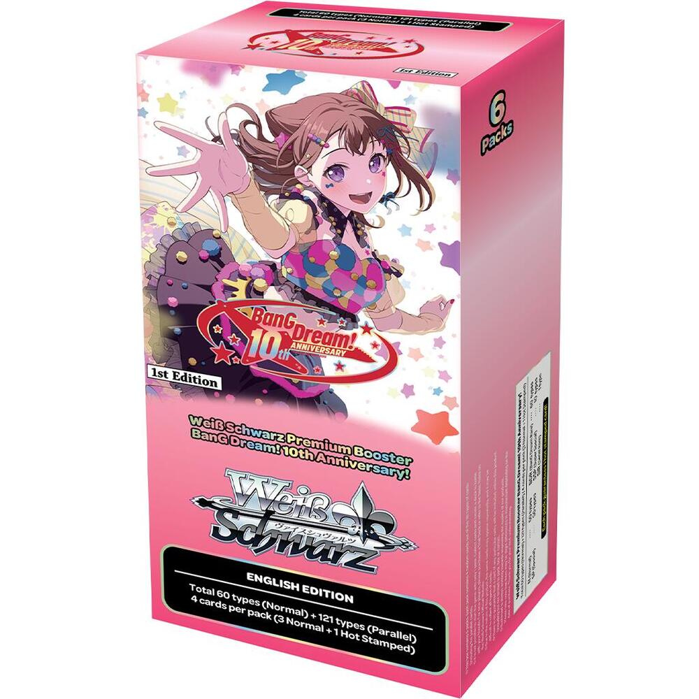 BanG Dream! 10th Anniversary: Weiss Schwarz English Edition Premium Booster