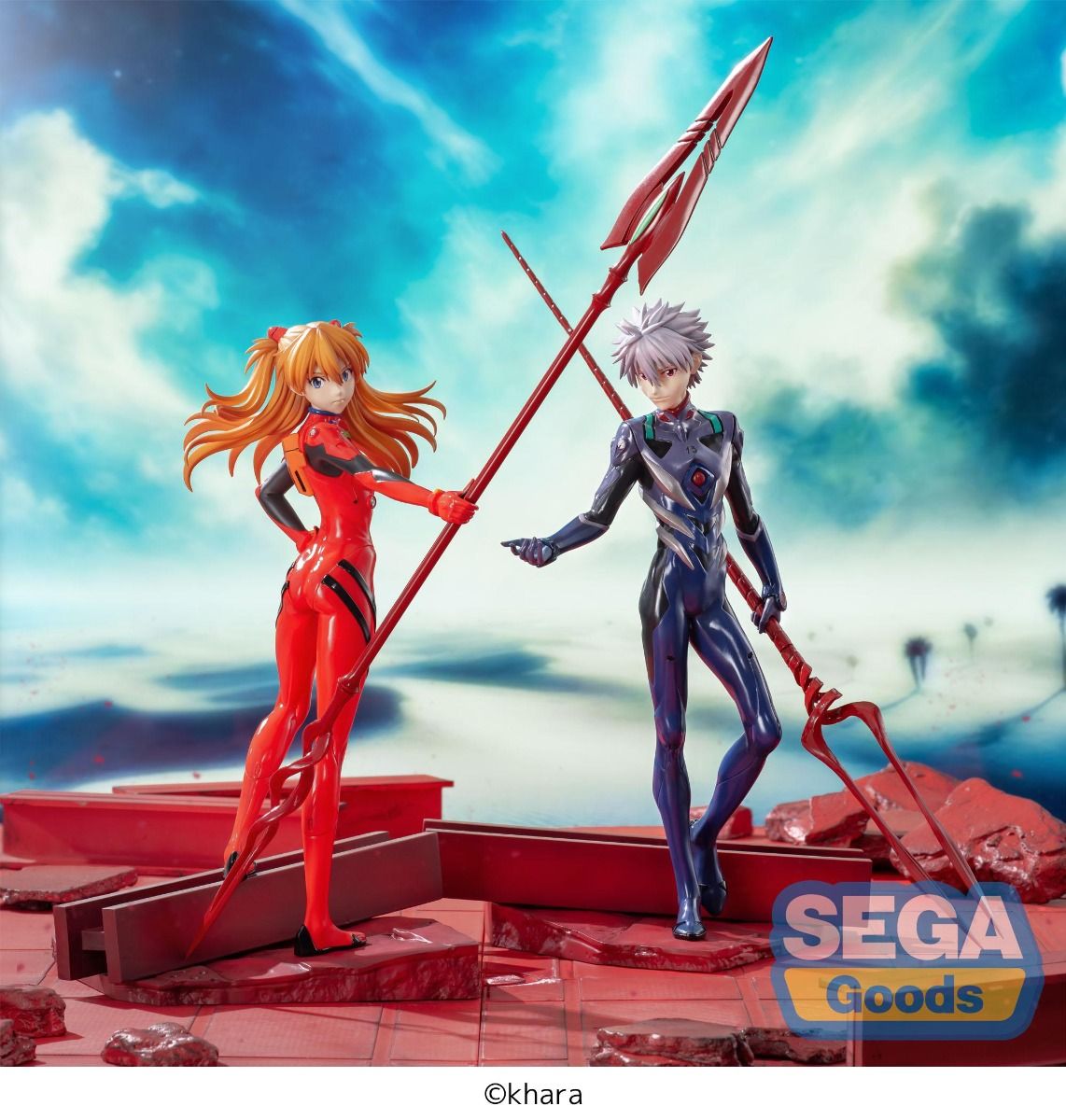 Rebuild of Evangelion: Asuka Shikinami Langley x Spear of Cassius - Luminasta Prize Figure