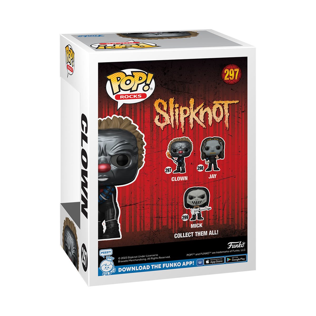 Funko POP! Rocks: Slipknot - Clown w/ Flame Metallic #297