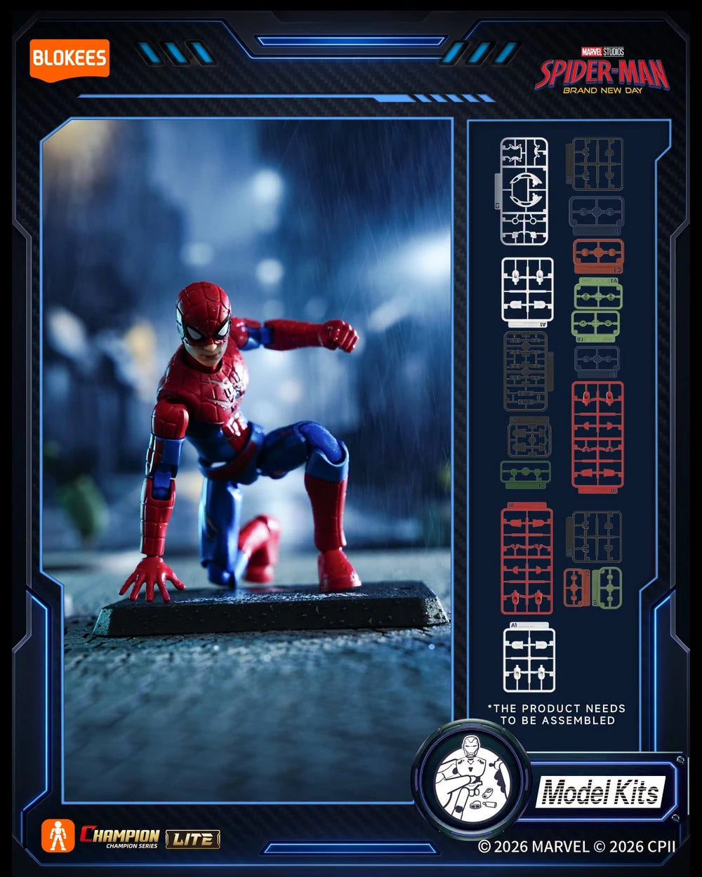 Marvel Hero Champion Class Lite 01 Spider-Man: Brand New Day - Model Kit