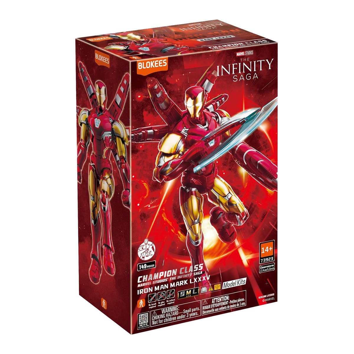 Marvel Infinity Saga: Champion Class 01 - Iron Man MK85 - Blokees Model Kit