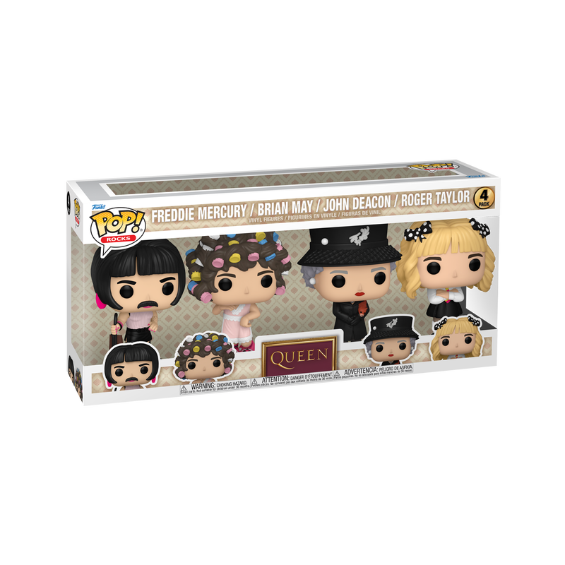Funko POP! Rocks: Queen - I Want To Break Free (4-Pack) – Utopia Toys and  Models