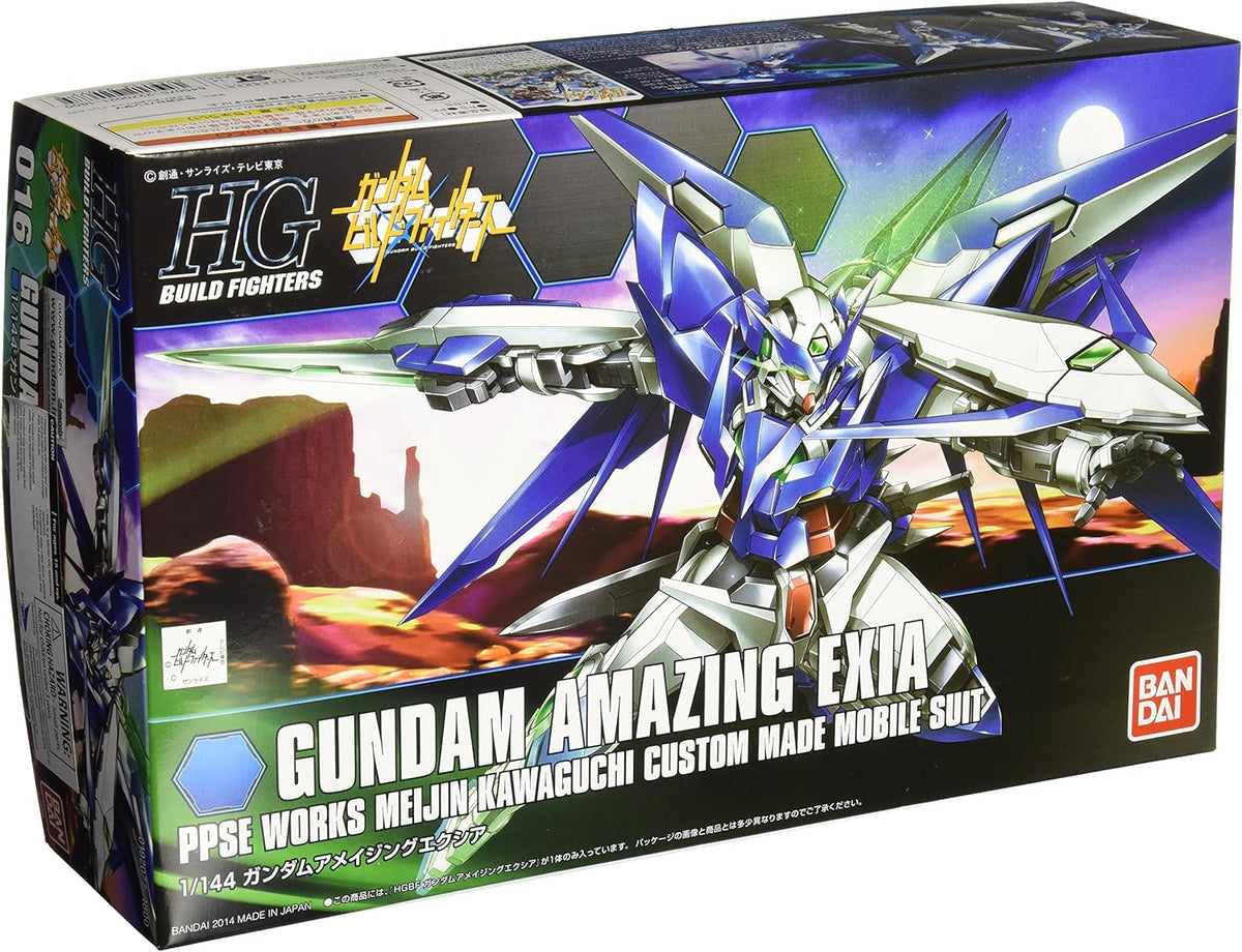 Gundam Build Fighters: #16 Gundam Amazing Exia - HGBF Model Kit