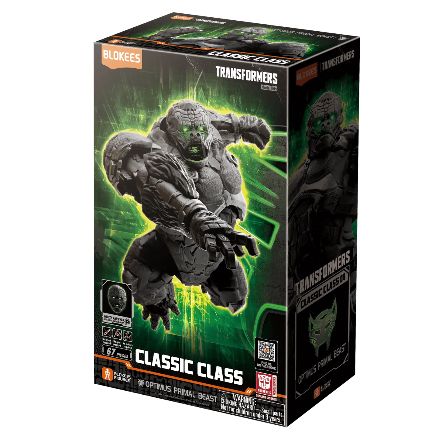 Transformers Classic Class: Rise of the Beasts - Optimus Primal Beast 04 - Blokees Model Kit