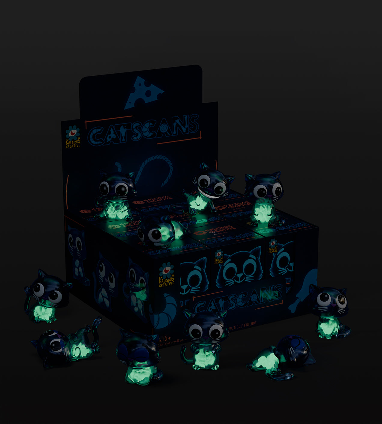 Catscans Blind Box by Kaleidos Creative