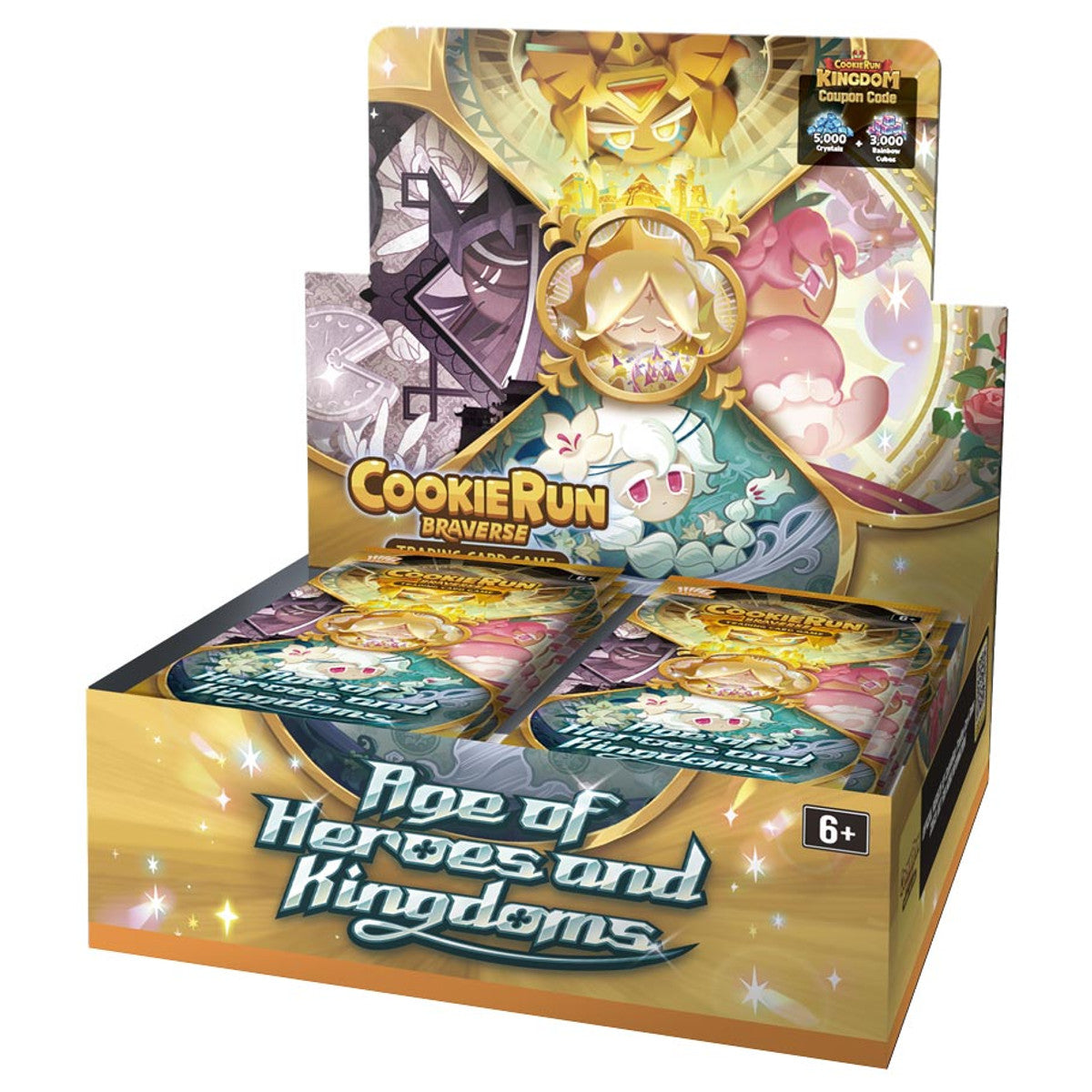 Cookie Run Braverse: Set 2 - Age of Heroes and Kingdoms - Trading Card Game Cards - Box