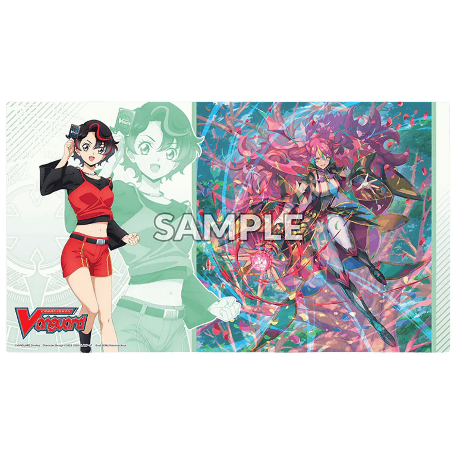 CARDFIGHT!! VANGUARD Parallactic Clash "Kanami & Berucrea"- Rubber Playmat
