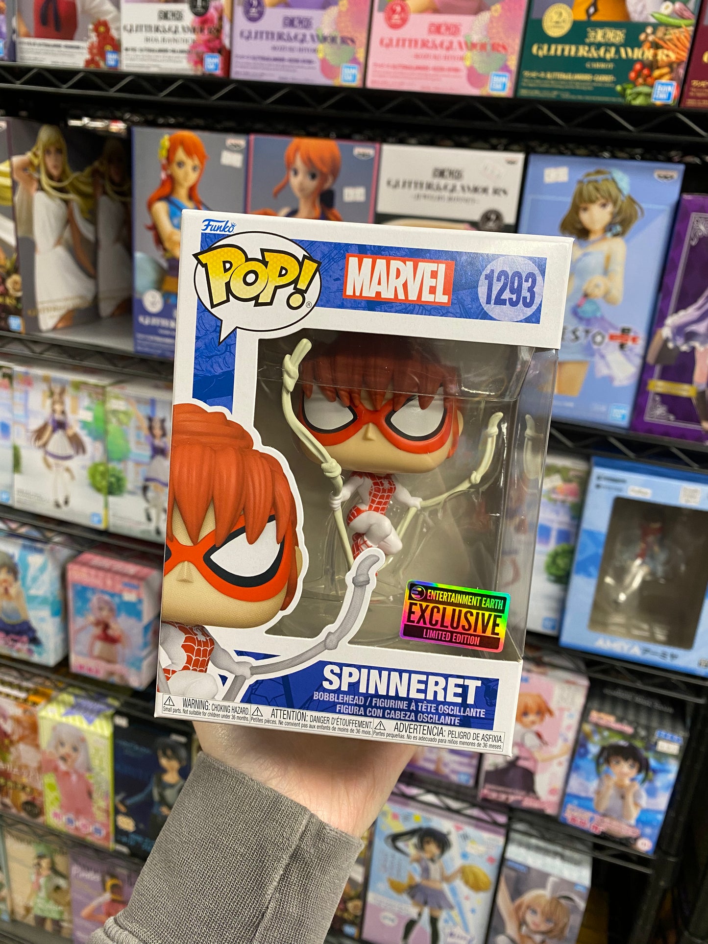 Funko POP! Marvel: Marvel's Spinneret #1293 (Entertainment Earth Exclusive)