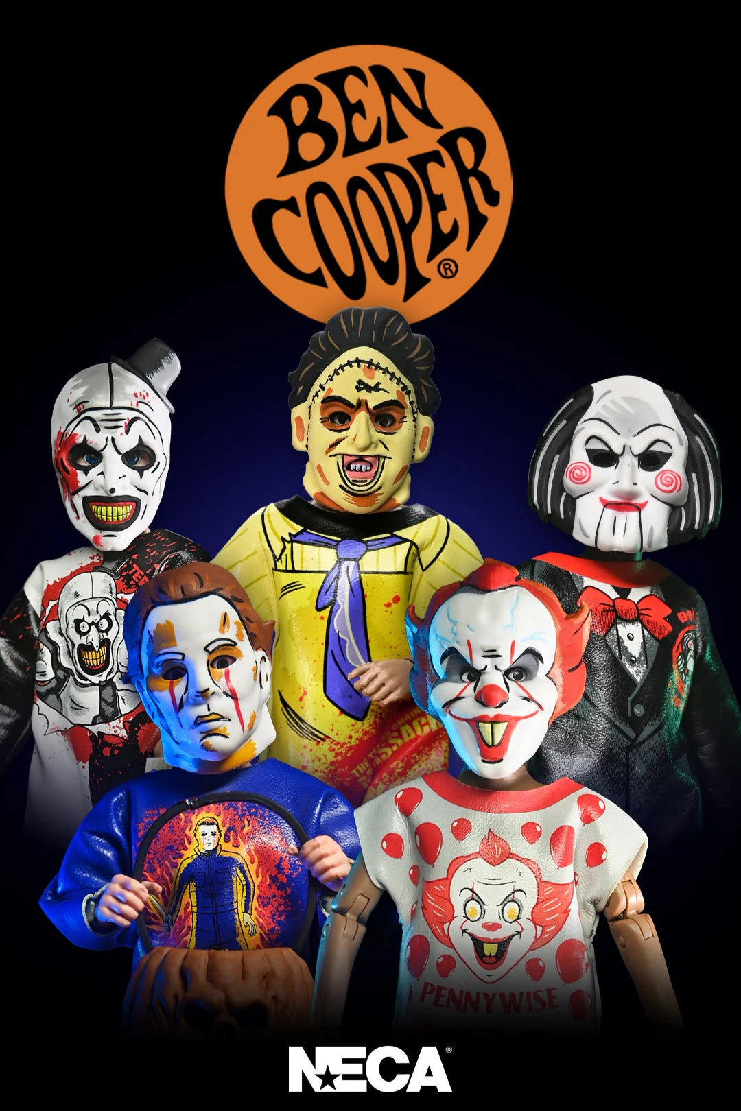 Ben Cooper Costume Kids Collection: Series 9 - Terrifier: Art the Clown #39 - 6 inch Action Figure