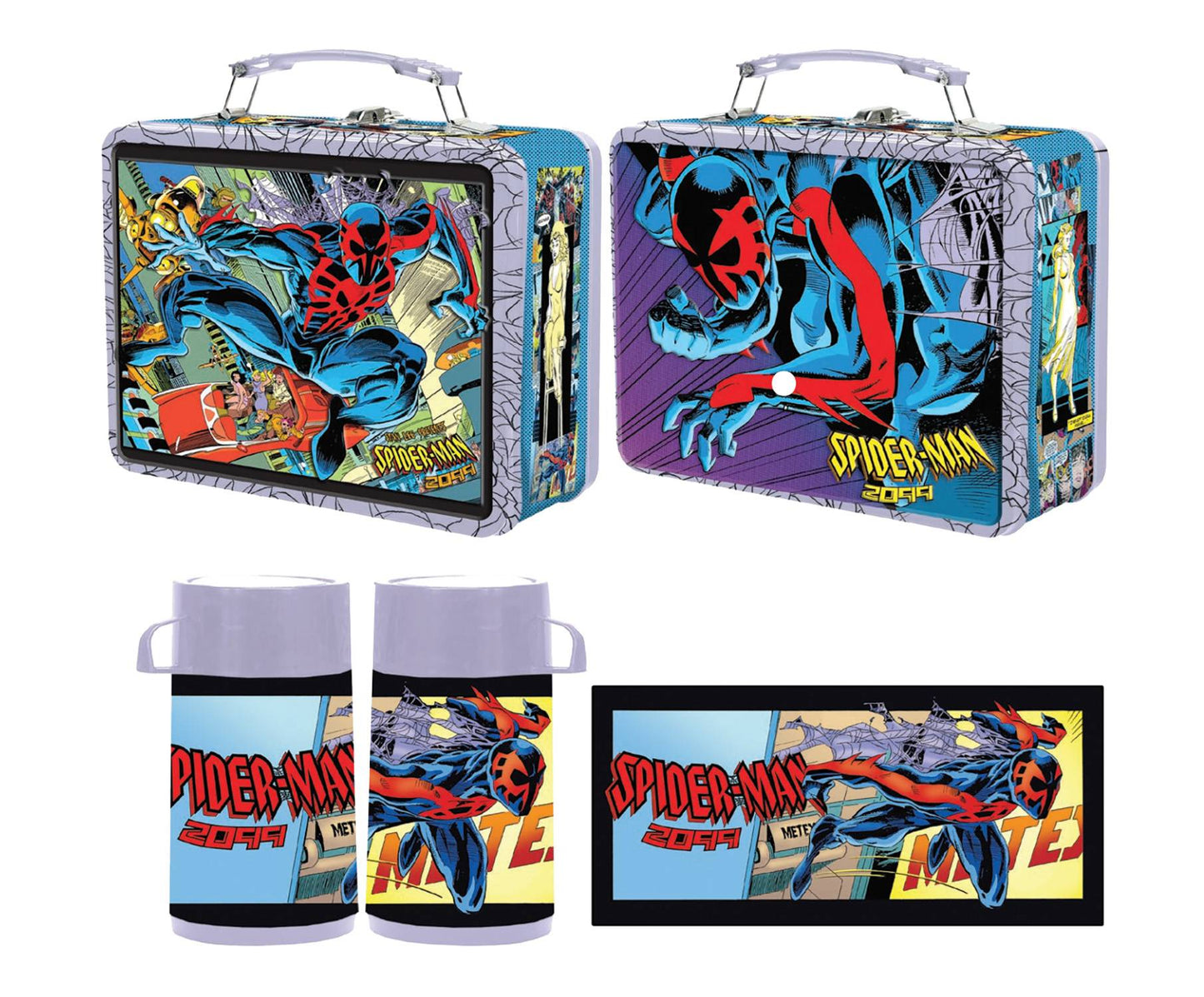 Marvel: Spider-Man 2099 - Free Comic Book Day 2024 Tin Titans Lunch Box with Beverage Container (Previews Exclusive)