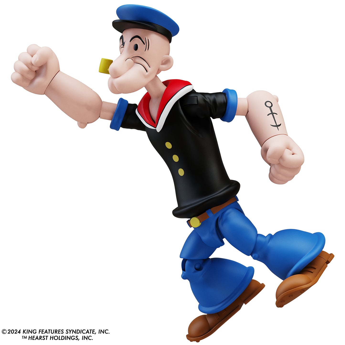 Popeye Classics WV3: Popeye 1st Appearance Black Shirt - Figure