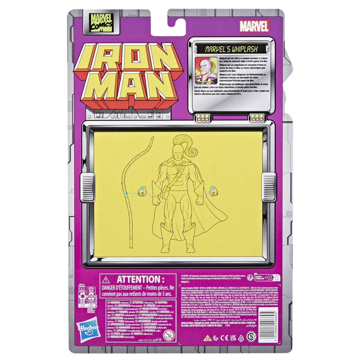 Marvel Legends Retro: Iron Man - Whiplash - 6 inch Action Figure