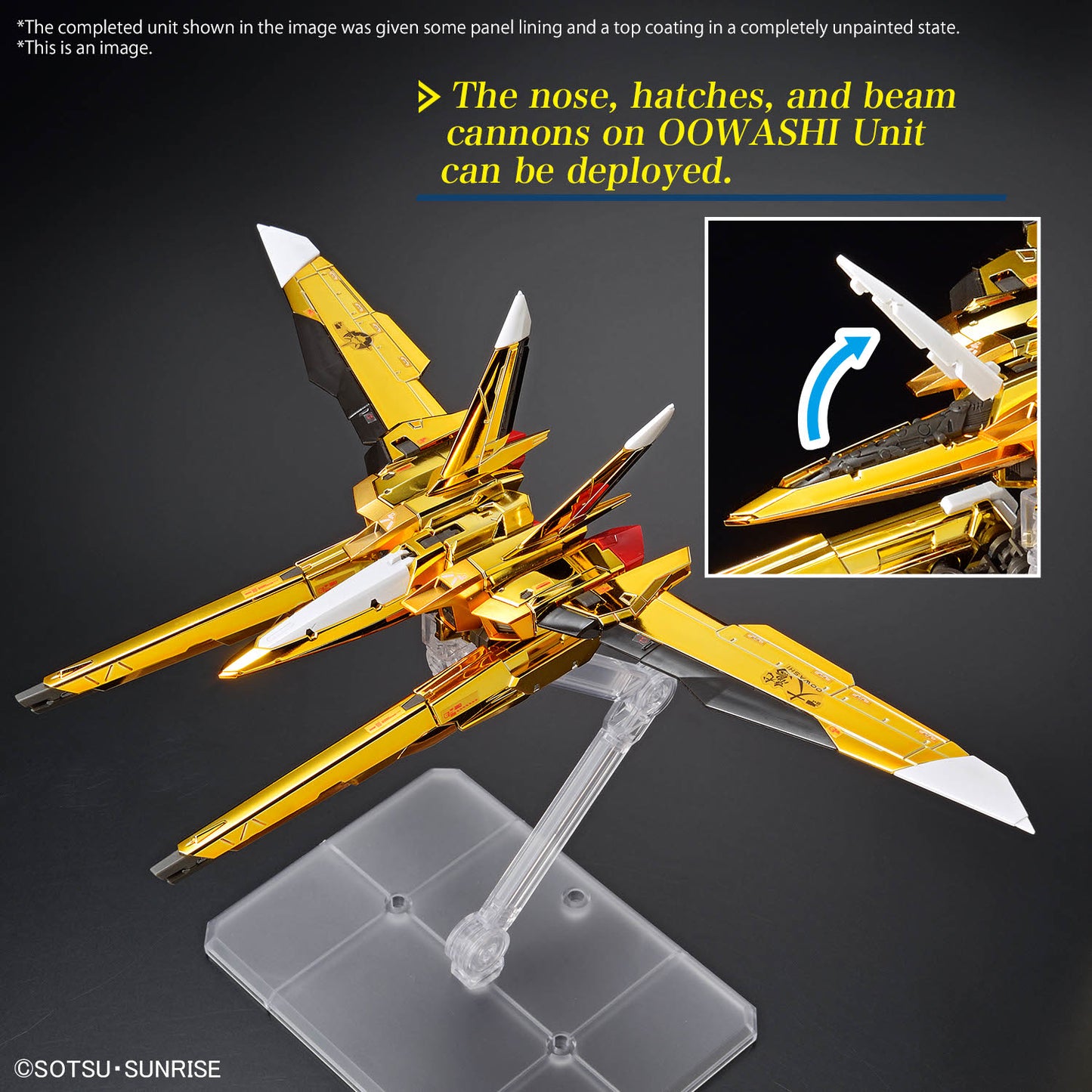 Mobile Suit Gundam Seed Destiny: #41 Akatsuki Gundam Oowashi Unit - RG 1/144 Scale Model Kit