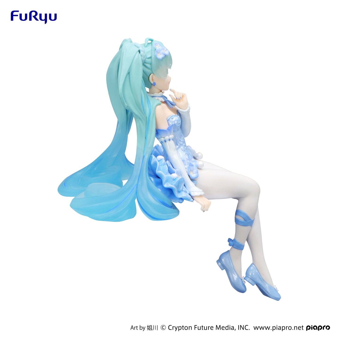 Hatsune Miku (Flower Fairy Nemophila Pail Blue Color Ver.) - Noodle Stopper Figure
