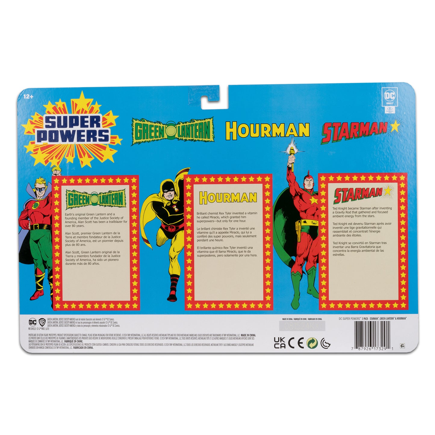 DC Direct: Green Lantern, Hourman and Starman (Jusice Society of America) - 3 Pack Action Figures