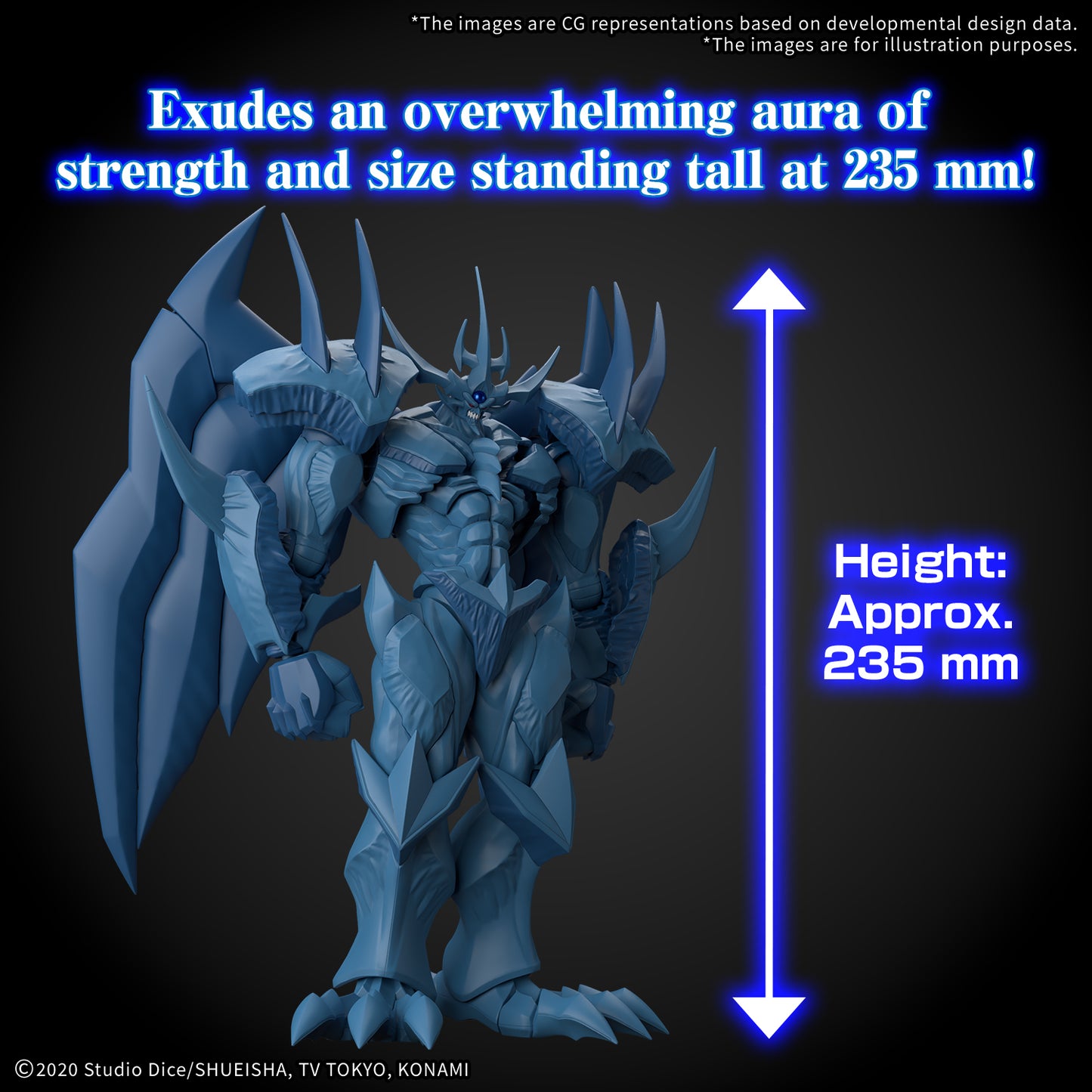 Yu-Gi-Oh!: Egyptian God- Obelisk the Tormentor (Amplified) - Figure-Rise Standard Model Kit