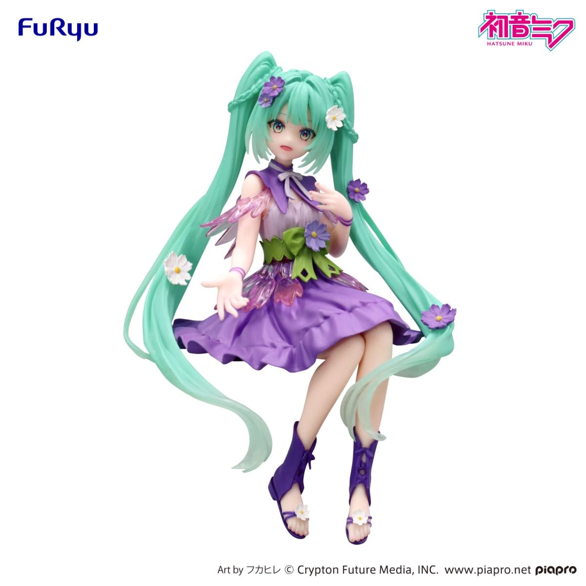Hatsune Miku (Flower Fairy Cosmos Purple Ver.) - Noodle Stopper Figure