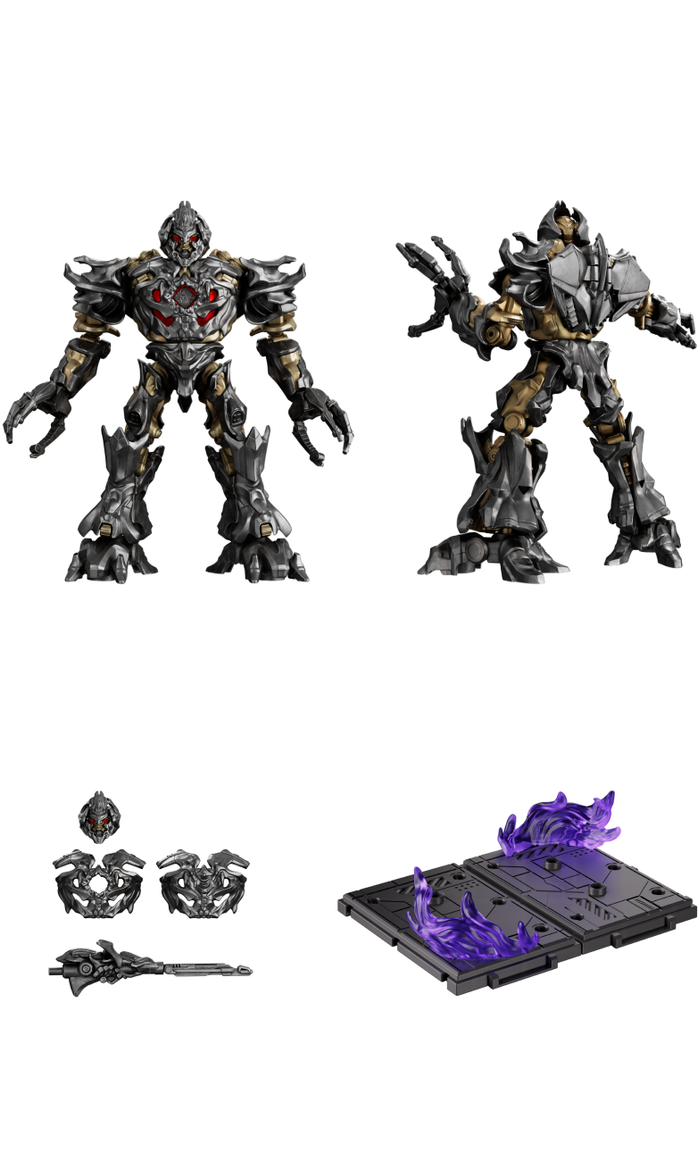 Transformers Classic Class 10: Transformers (2007) - Megatron - Blokees Model Kit - Videguy Collectibles
