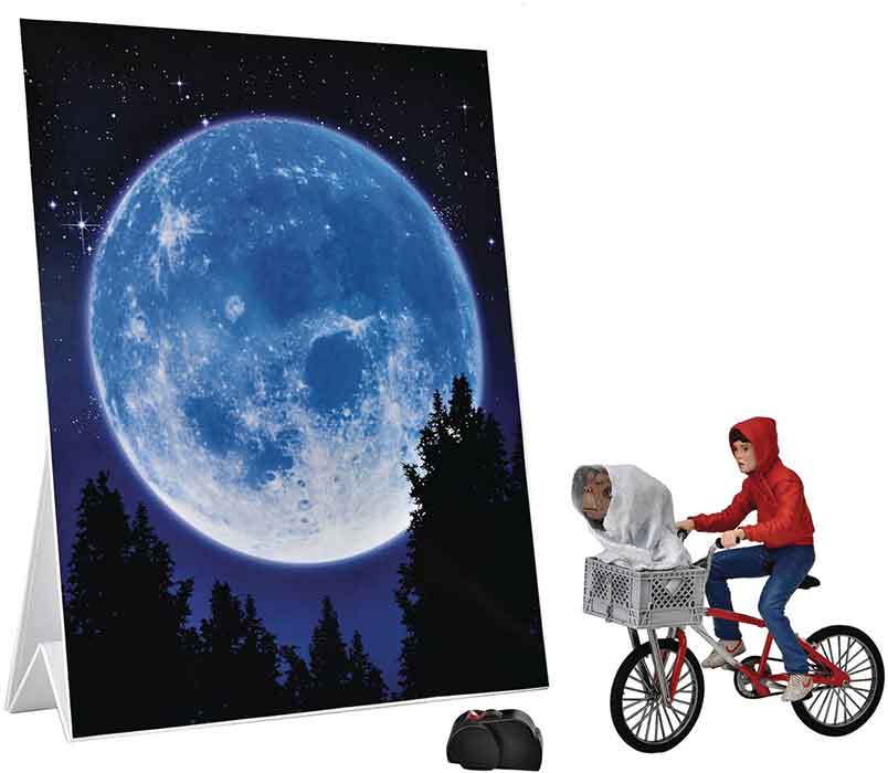 Neca: E.T. The Extra-Terrestrial 7 Inch Action Figure Ultimate - Elliott & E.T. On Bike