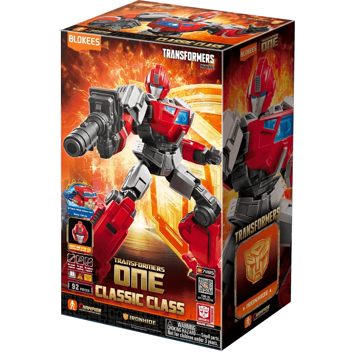 Transformers Classic Class 19: Transformers One - Ironhide - Blokees Model Kit