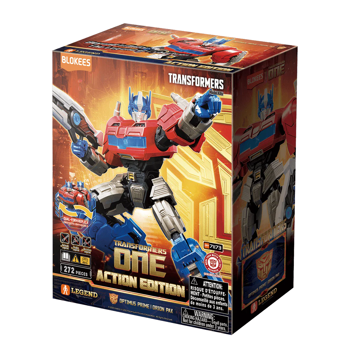 Transformers: Optimus Prime - Action Edition 04 - Orion Pax - Blokees Model Kit