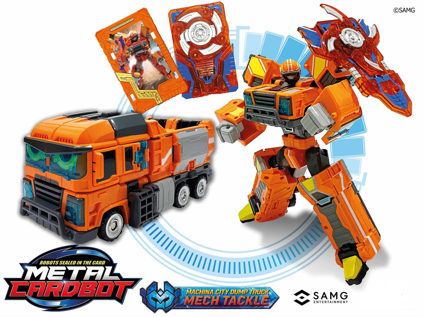 Metal Cardbots:Power Class - Mech Tackle - Action Figure