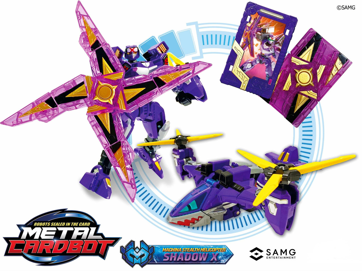 Metal Cardbots: Stealth Class - Shadow X - Action Figure