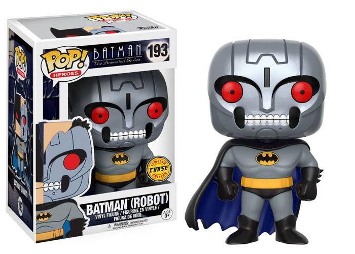 Funko Heroes Pop!: Batman the Animated Series Batman (Robot) Chase #193 - Videguy Collectibles