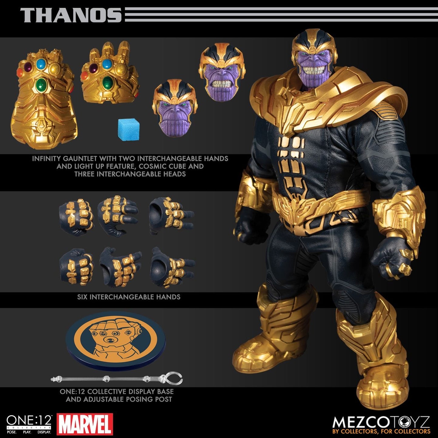 Marvel - Thanos - One:12 Collective Action Figure