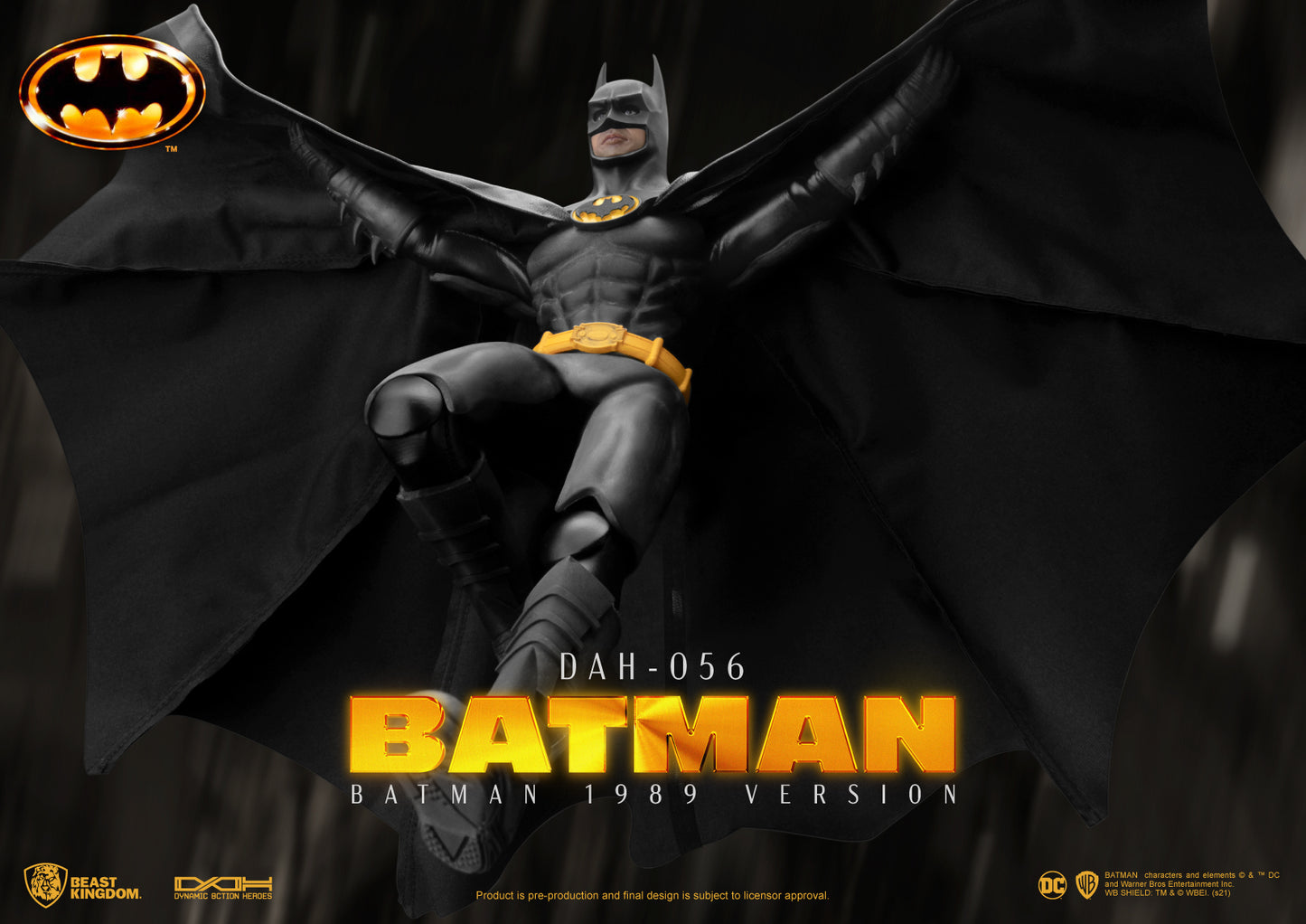 Batman: DAH-056 Dynamic 8ction Heroes - 1989 Batman - Action Figure
