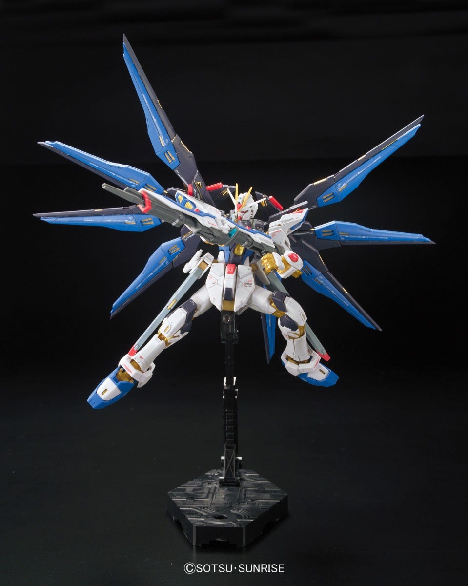 Bandai Hobby - Gundam Seed Destiny - #14 Strike Freedom Gundam - RG 1/144 Model Kit - Videguy Collectibles