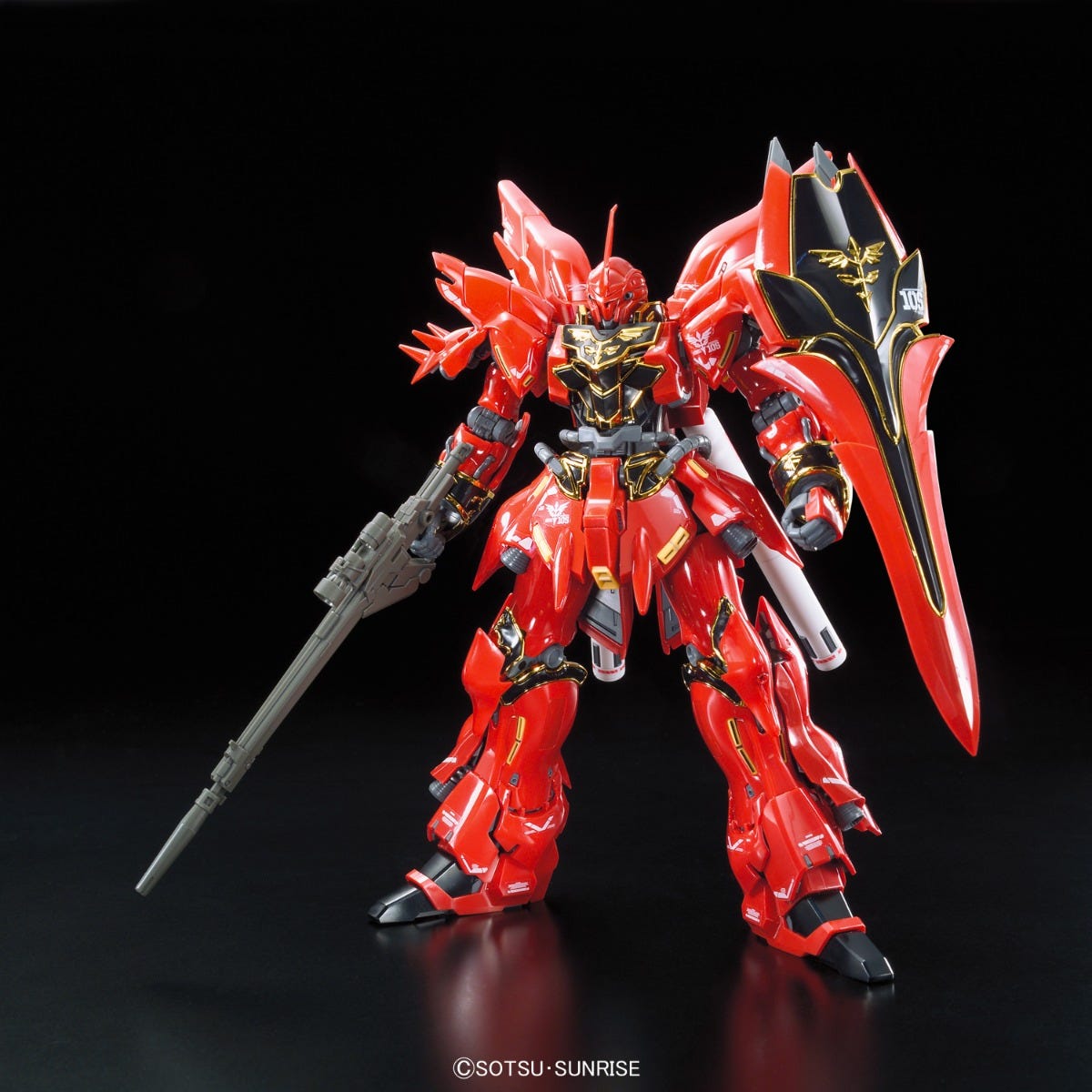 Bandai: Gundam Unicorn - #22 MSN-06S Sinanju - RG 1/144 Model Kit - Videguy Collectibles
