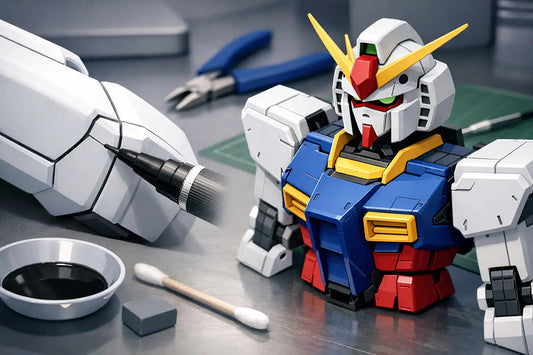How to Panel Line Gundam Models Cleanly