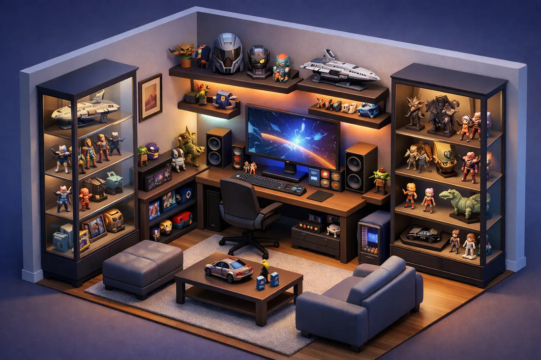 Small Room Display Setup Example for Collectors