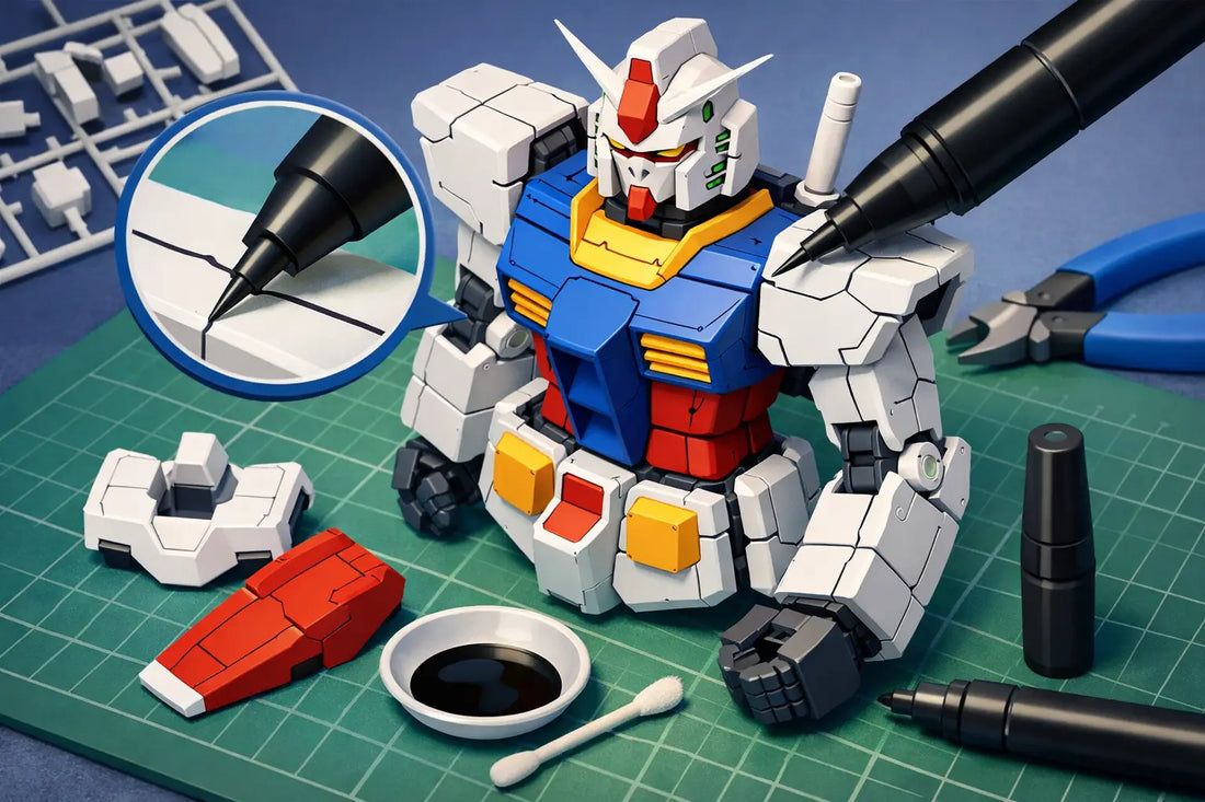 How to Panel Line Gunpla Without Cleanup Stress