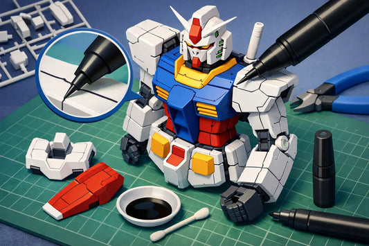 How to Panel Line Gunpla Without Cleanup Stress