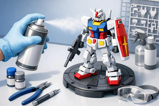 How to Top Coat Gunpla Safely