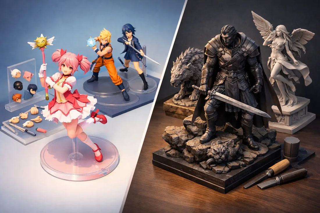 Anime Figures vs Statues Differences