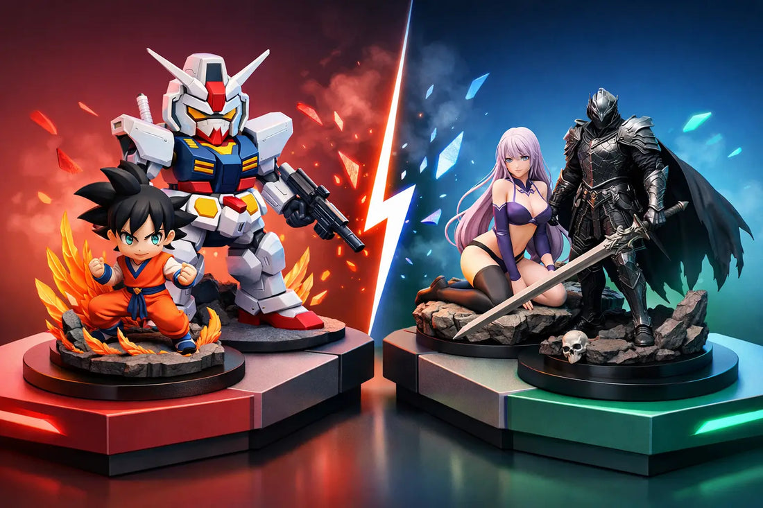 Banpresto vs Kotobukiya Statues