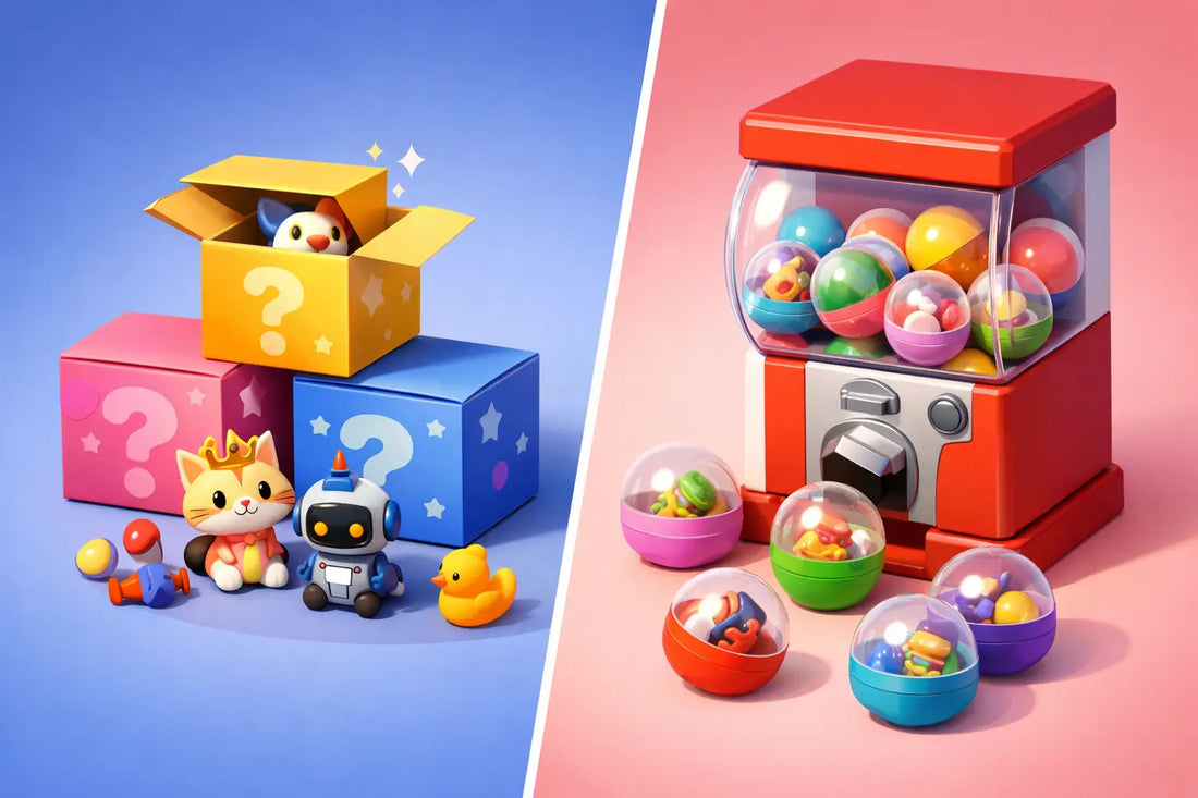 Blind Boxes vs Gashapon Capsules Compared